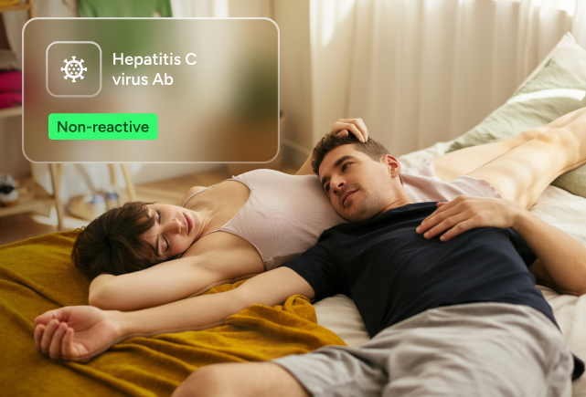 Hepatitis C Test with Confirmation number 1